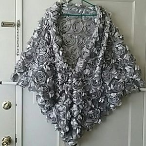 Evening flowers design hand made jacket